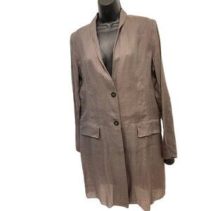 Uli Schneider vintage  Duster coat  size 6  38 chest 36 long  brown